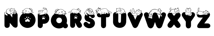 Cat Purr Font LOWERCASE