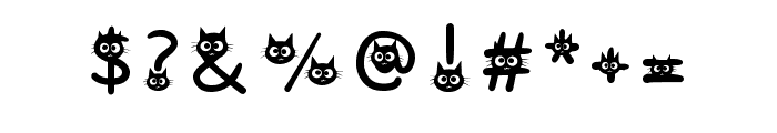 Cat Round Eyed Regular Font OTHER CHARS