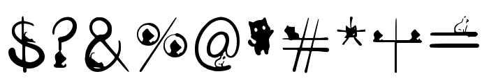 Cat Spherical Regular Font OTHER CHARS