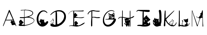 Cat Spherical Regular Font UPPERCASE