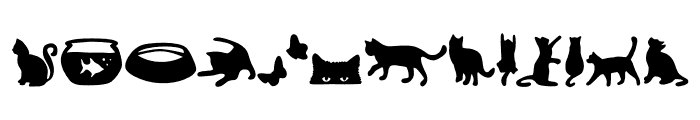 Cat bundle Font UPPERCASE