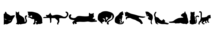 Cat bundle Font UPPERCASE