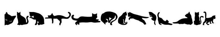 Cat bundle Font LOWERCASE