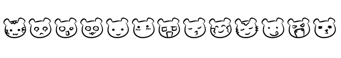 CatEmo Font UPPERCASE