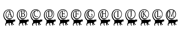 CatMonogram Font UPPERCASE