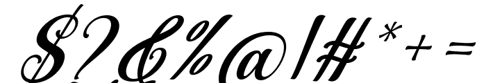 CatalinaShibaItalic-Italic Font OTHER CHARS