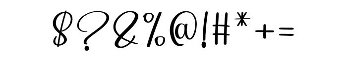 Cataline Signature Font OTHER CHARS