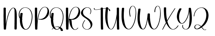 Cataline Signature Font UPPERCASE