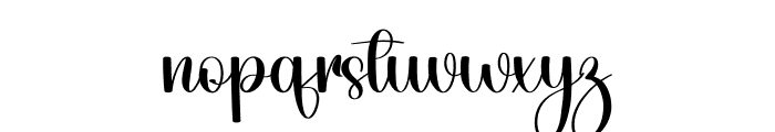 Cataline Signature Font LOWERCASE