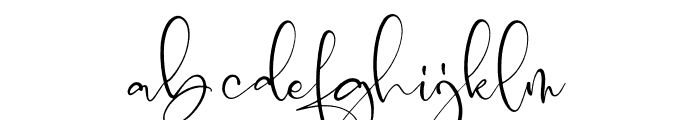 Catalistefa Signature Font LOWERCASE