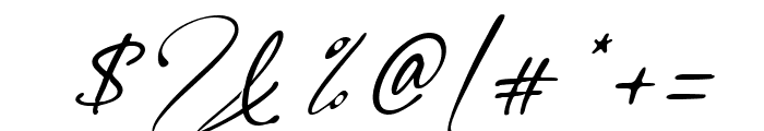 Cataliy Italic Font OTHER CHARS