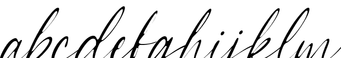 Cataliy Italic Font LOWERCASE