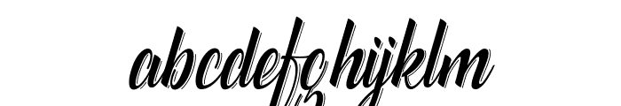  Catfish line Script Font LOWERCASE