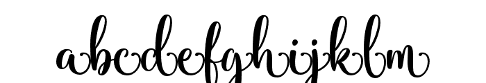 Catherina right swash two Font LOWERCASE