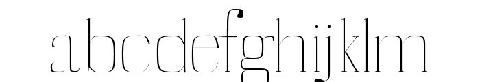 Catheryn-Thin Font LOWERCASE