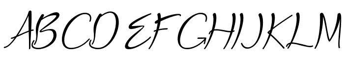 Catheryne Italic Font UPPERCASE