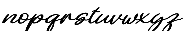 Cathie Italic Font LOWERCASE