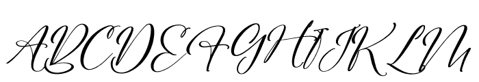 Cathylise Italic Font UPPERCASE