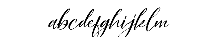 Cathylise Italic Font LOWERCASE