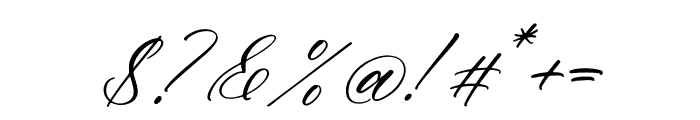 Cathylise Janetson Italic Font OTHER CHARS