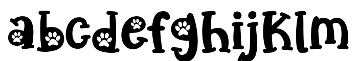 Catlovers Font LOWERCASE