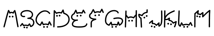Cats Bold Font UPPERCASE