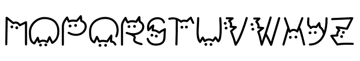 Cats Bold Font LOWERCASE