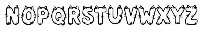 Cats Whiskers By Squeeb Regular Font LOWERCASE