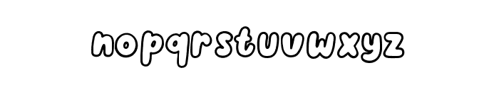 Cats and Dogs Outline Regular Font LOWERCASE
