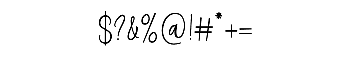 Cattalina Signature Font OTHER CHARS