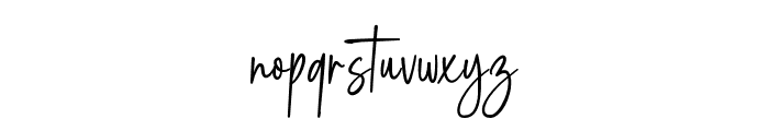 Cattalina Signature Font LOWERCASE