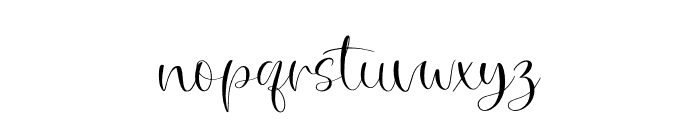 Cattelian Font LOWERCASE