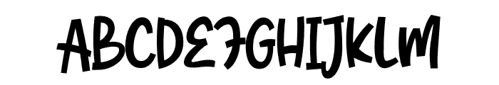 Cattoon Font UPPERCASE