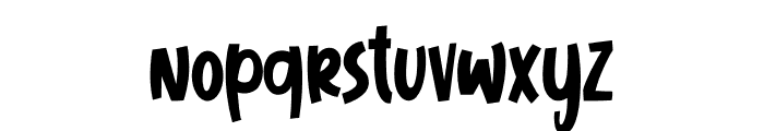 Cattoon Font LOWERCASE
