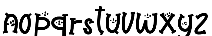 Catty Funny Font LOWERCASE