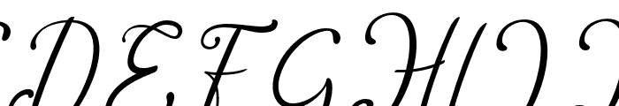Cattyline-Regular Font UPPERCASE
