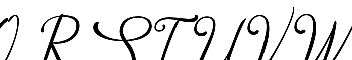 Cattyline-Regular Font UPPERCASE