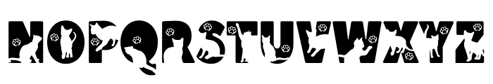 Caturday Font UPPERCASE