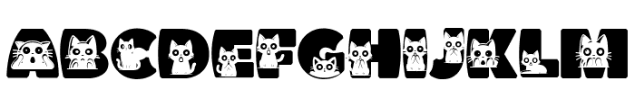 Catwow Font UPPERCASE