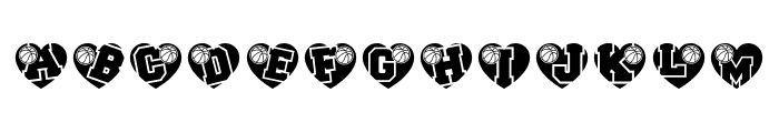 CatyLovesBasketball Font LOWERCASE