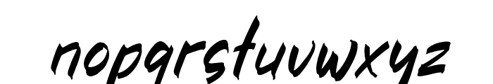 Catynburg Browling Italic Font LOWERCASE