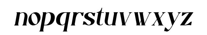 Cautics-Italic Font LOWERCASE
