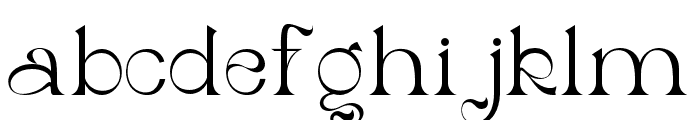 Cavatine-Regular Font LOWERCASE