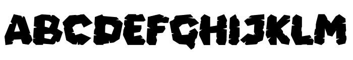 Cave-Stone Font UPPERCASE