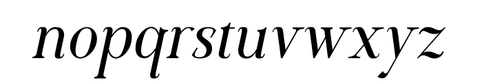 Cavergiz Italic Font LOWERCASE
