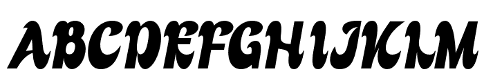 Cavero Oblique Font UPPERCASE