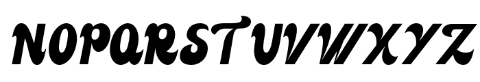 Cavero Oblique Font UPPERCASE