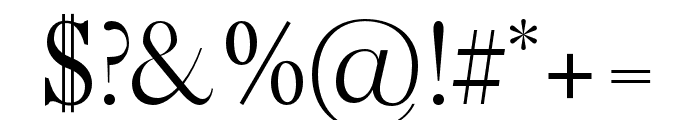 Cavian regular Font OTHER CHARS