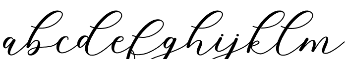 Cavilay Script Font LOWERCASE