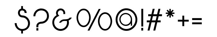Cayano Pro ExtraLight Font OTHER CHARS